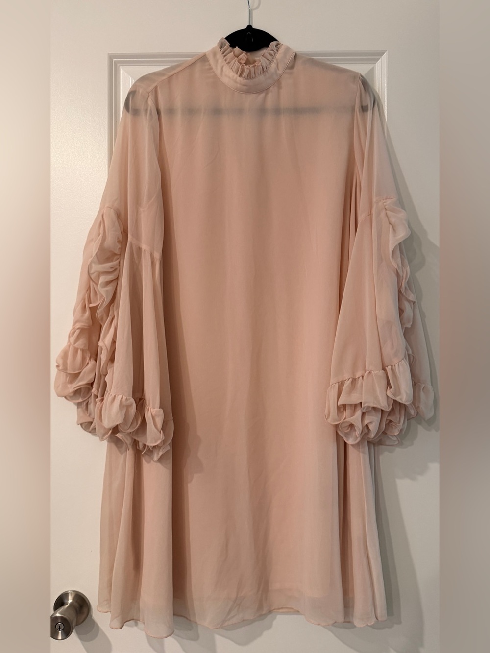 NWT SHEIN Soft Pink Ruffle Detail Dress
